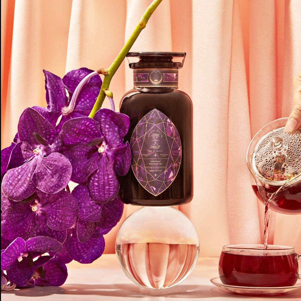 Tea - Amethyst: Strawberry-Passionfruit Gemstone Wellness