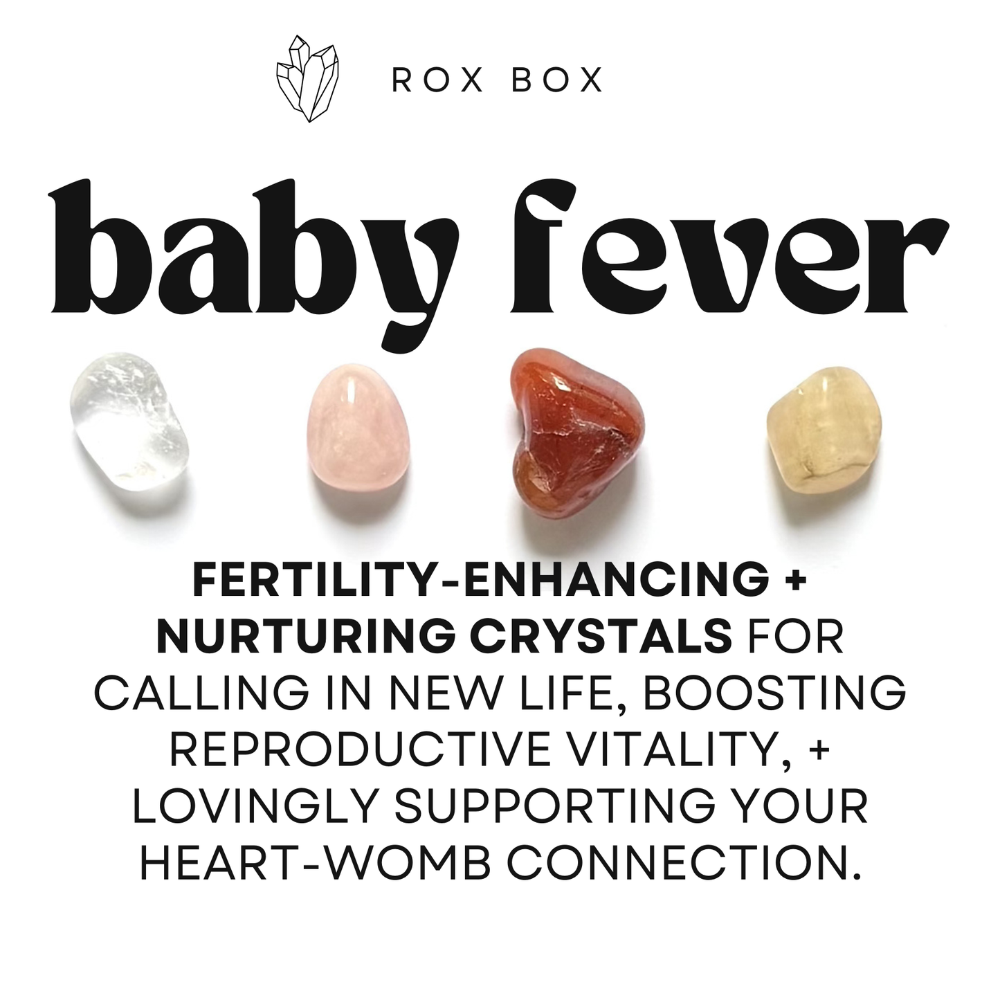 Baby fever (fertility) - crystals for fertility - Gift for Her