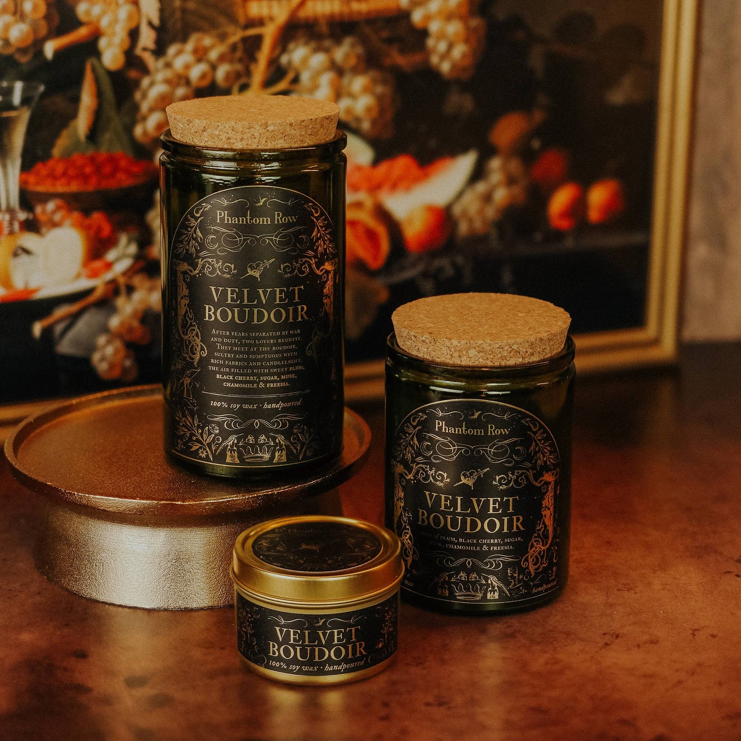 Velvet Boudoir | Soy Wax Jar Candle: Tin