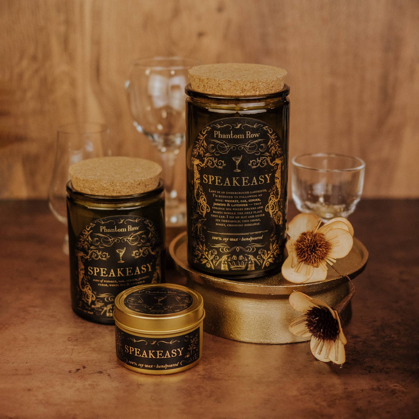 Speakeasy | Soy Wax Jar Candle: Tin