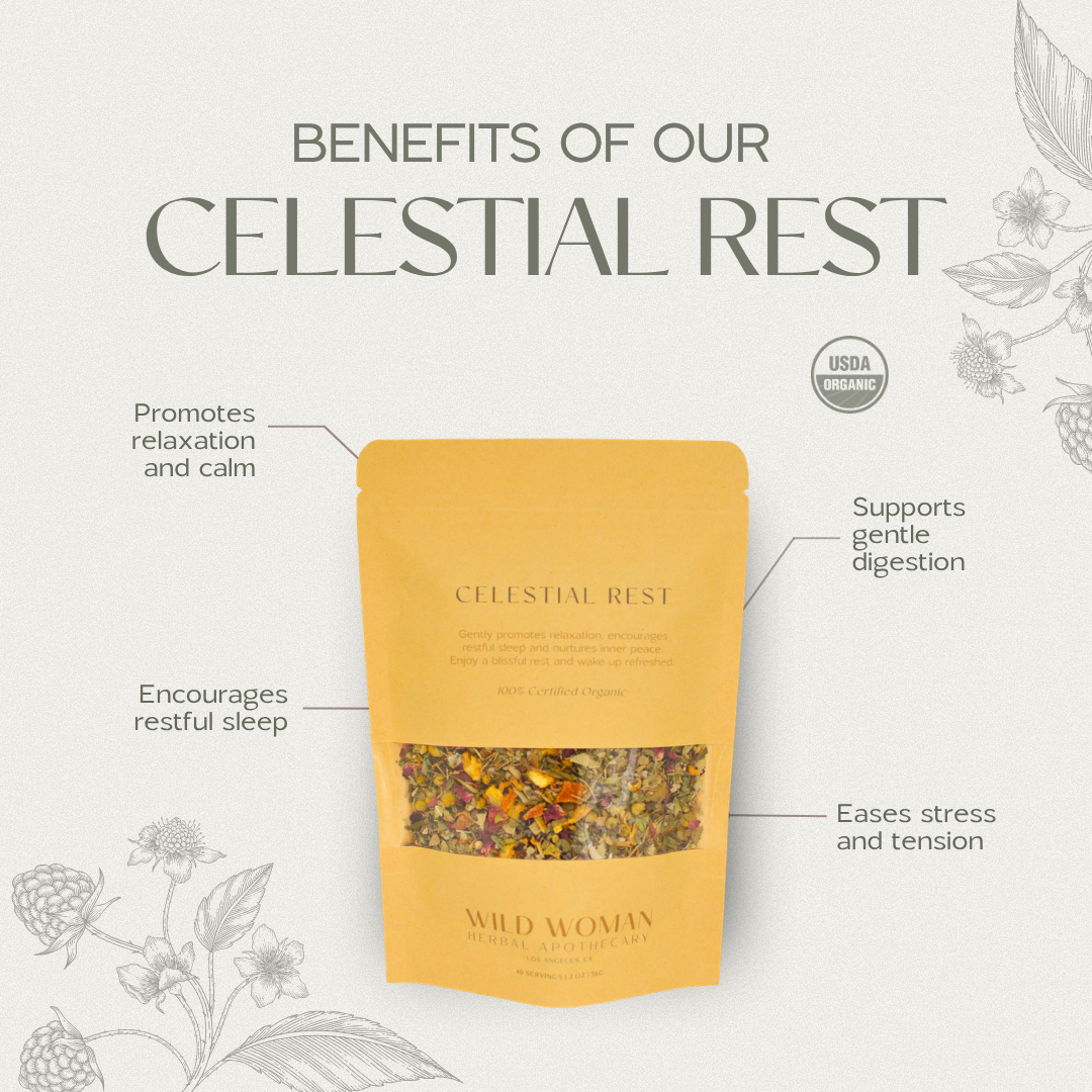 Celestial Rest Herbal Tea | Self Care for Stress & Anxiety