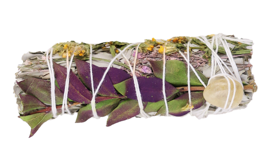 White Sage & Sunflower w/ Citrine (4 in.)