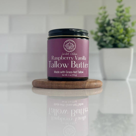 Raspberry Vanilla Grassfed Tallow Butter Limited Edition