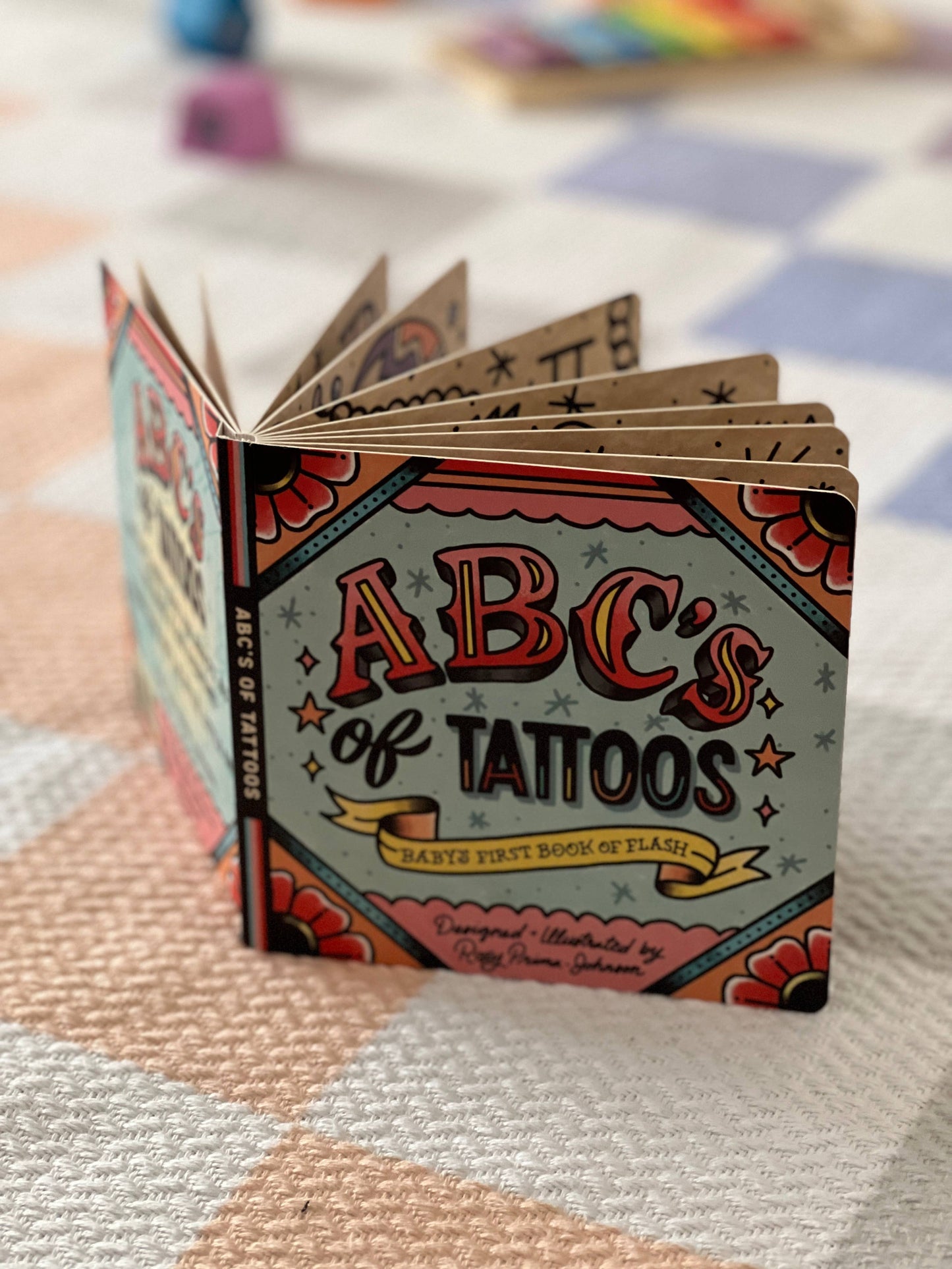 ABC's of Tattoos - Kids Unique Board Book Hard Cover