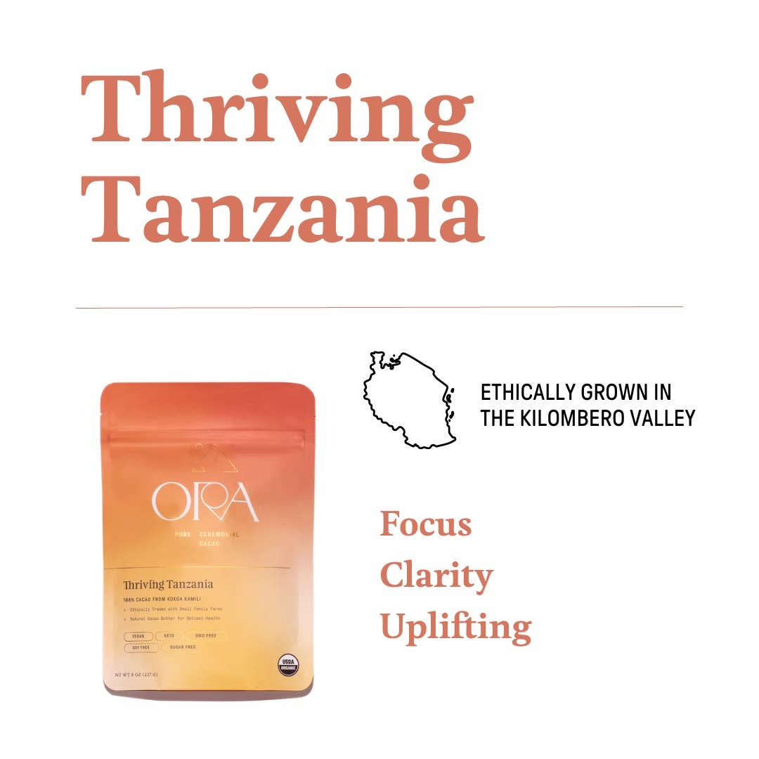 Thriving Tanzania 100% Cacao - Organic Ceremonial Chocolate: 1 lb