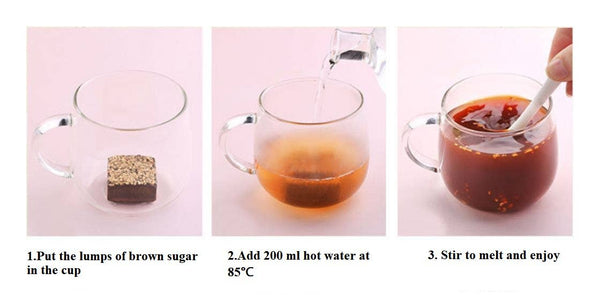 Gourmet Honey Sugar Cubes with flowers and fruit: Grapefruit