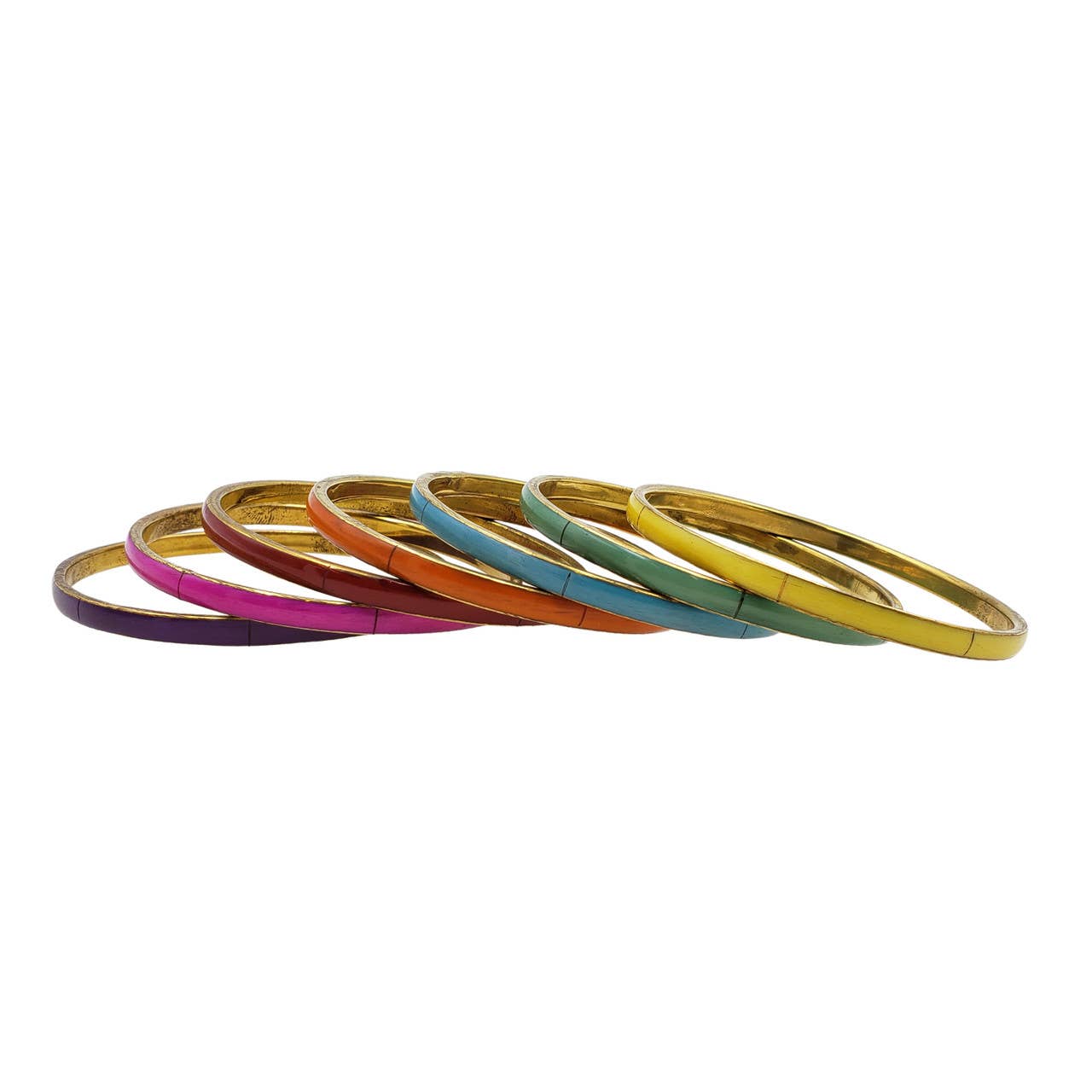 Bangle - Rainbow Bone Set