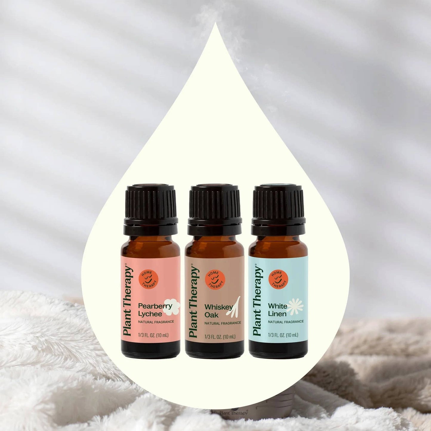 Home Aroma Trio Set - Three 10 mL Natural Fragrance Blends