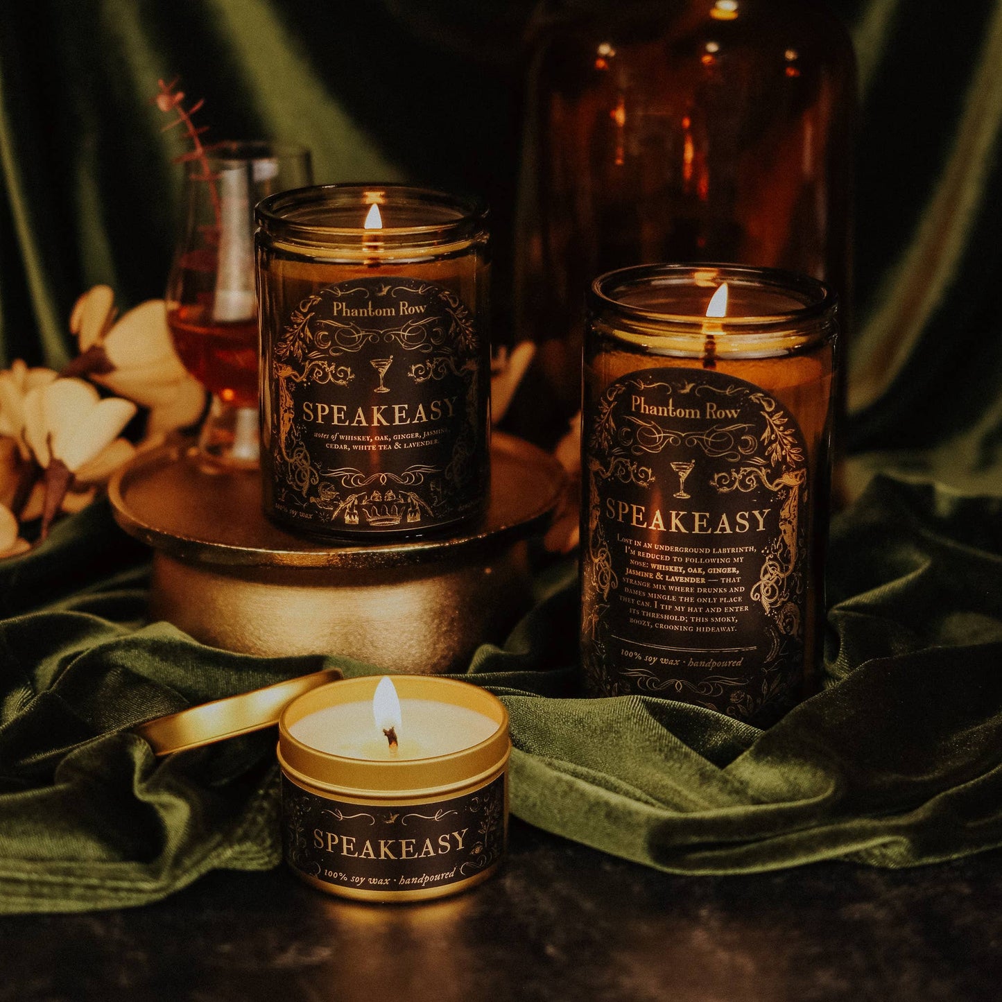 Speakeasy | Soy Wax Jar Candle: Tin