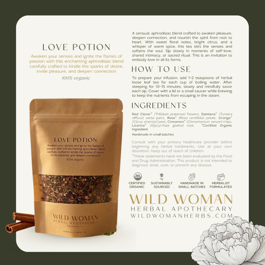 Love Potion | Romance, Passion & Sensual Aphrodisiac Tea