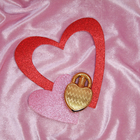 Heart Lock Lighter - Gold