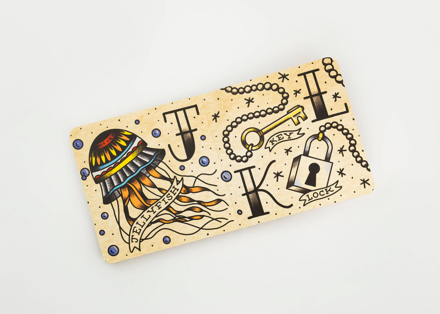 ABC's of Tattoos - Kids Unique Board Book Hard Cover