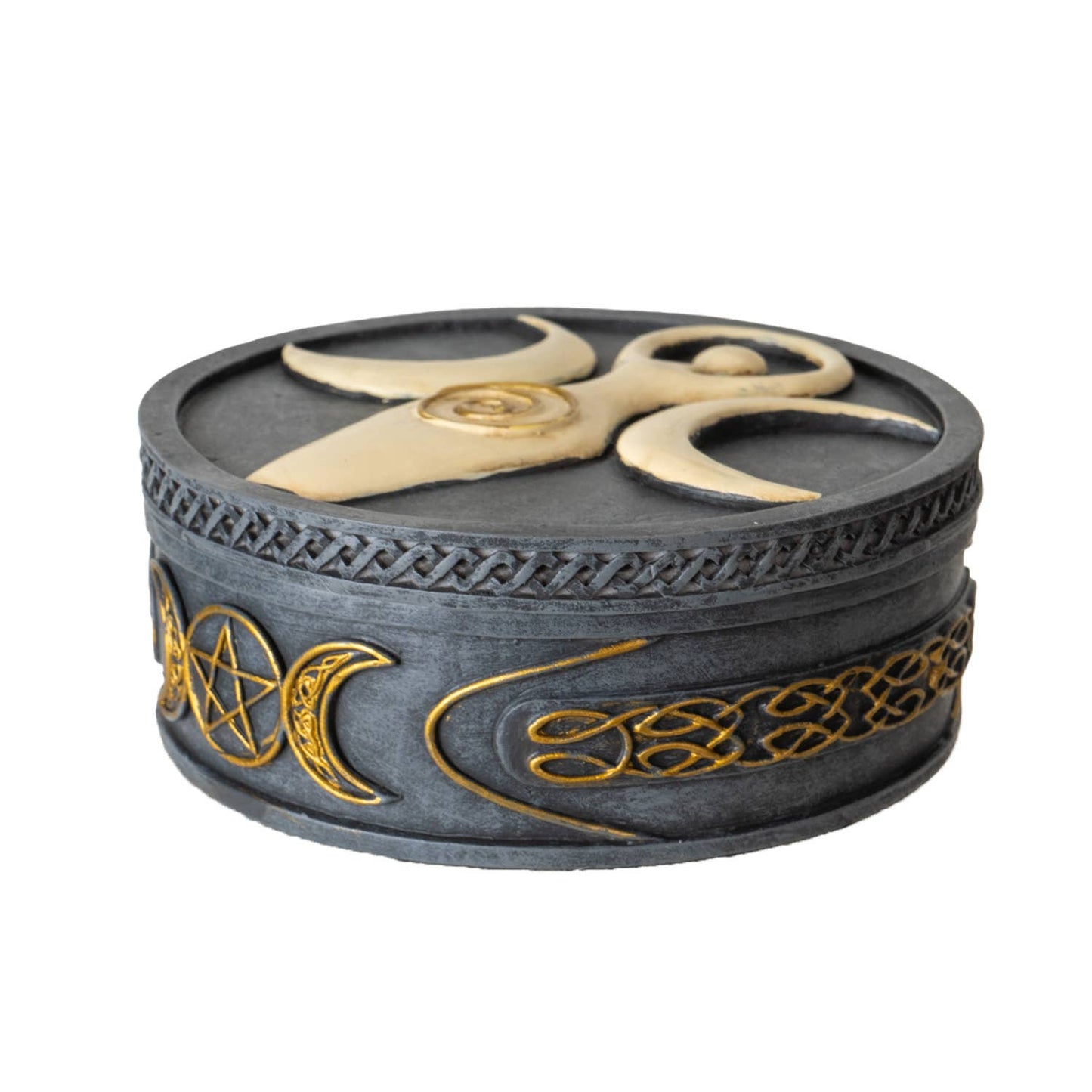 Spirial Goddess Round Box