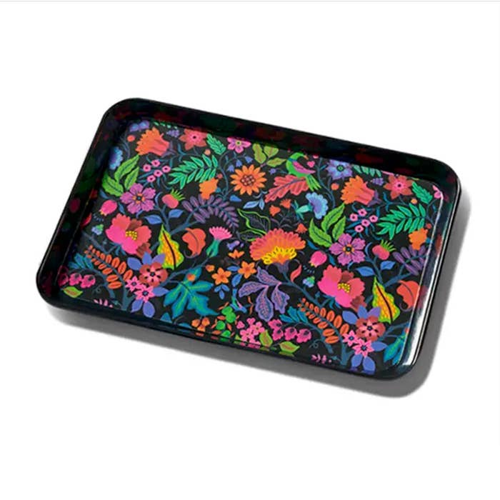 Small Trinket Tray • BLACK FLORAL