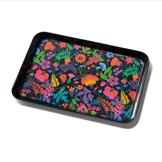 Small Trinket Tray • BLACK FLORAL