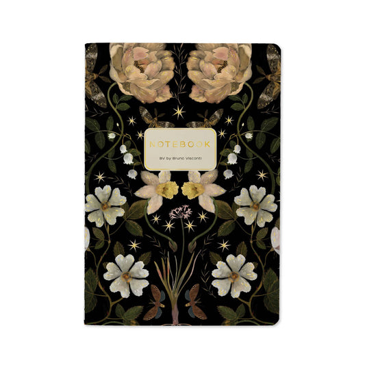 Night Garden - Large Notebook