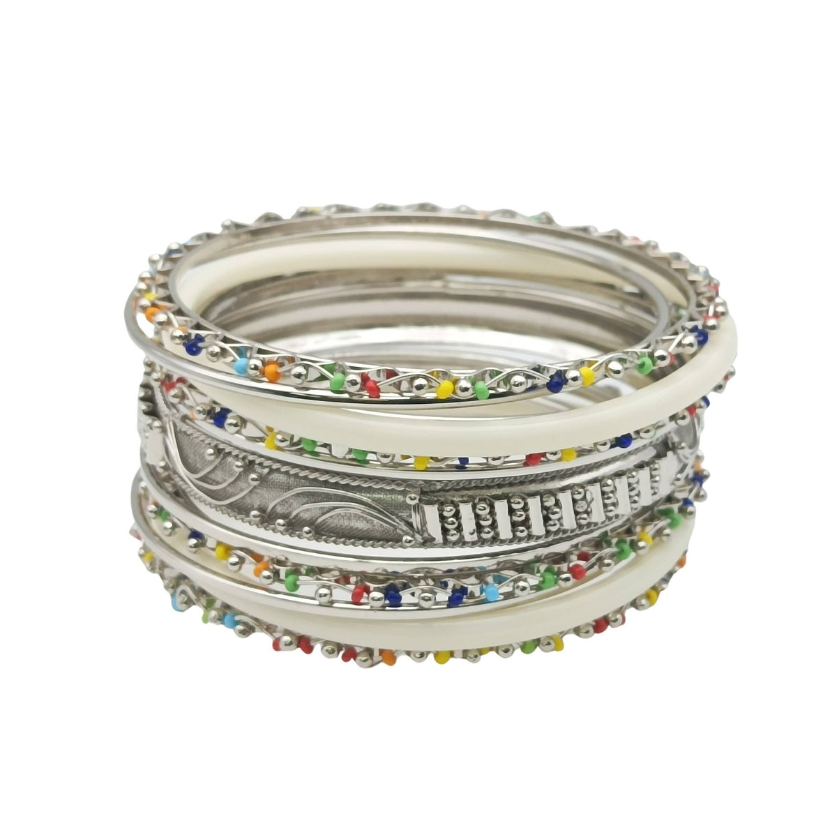 Indian Brass Bangle Party Set: 1