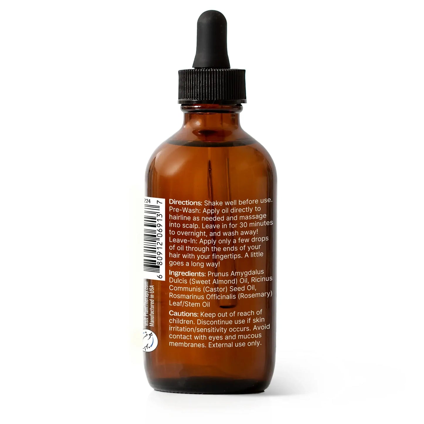 Oil - Rosemary & Castor Hair 4 oz