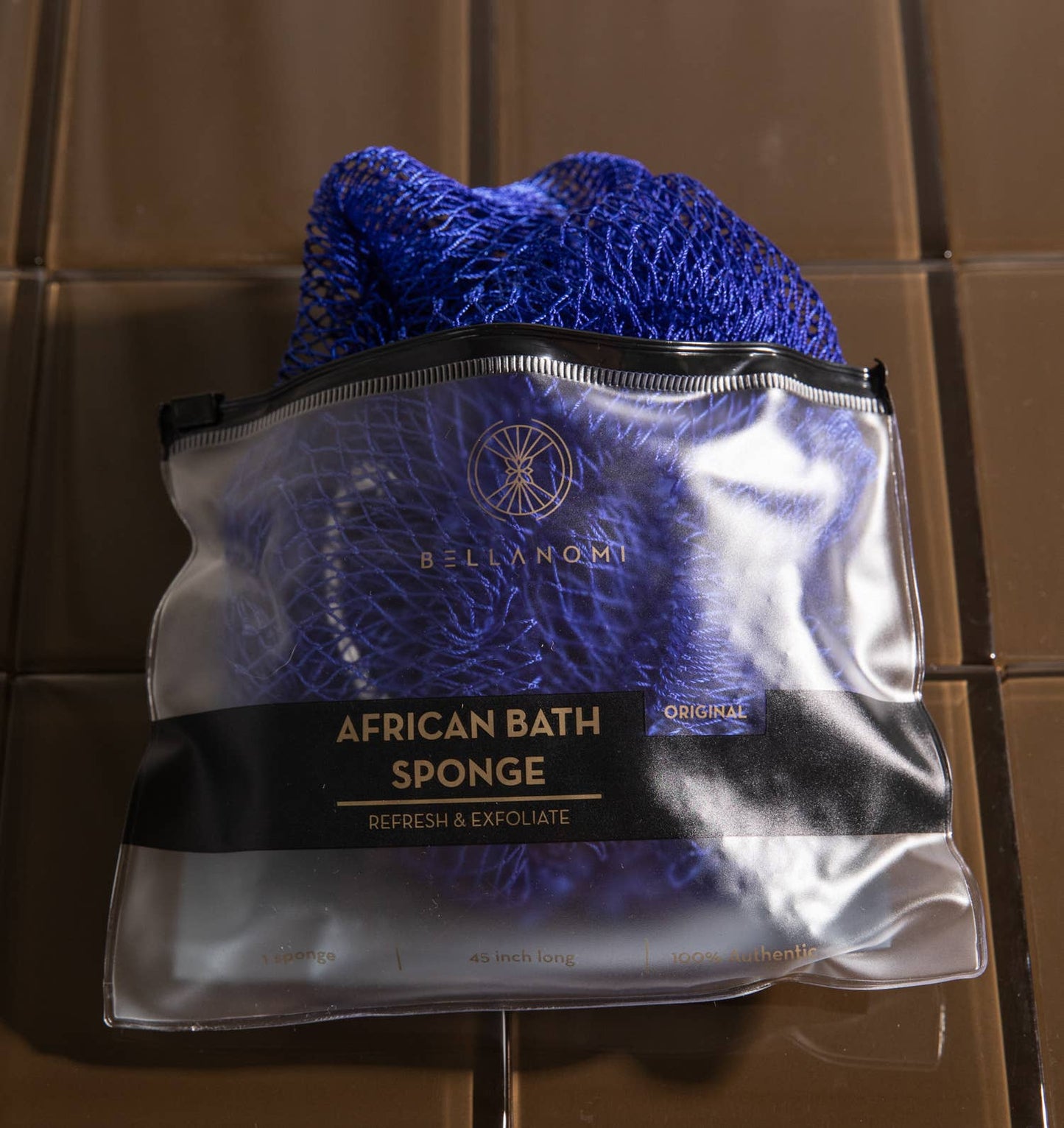African Exfoliating Net Sponge 45" -  Best Seller: FOREST GREEN