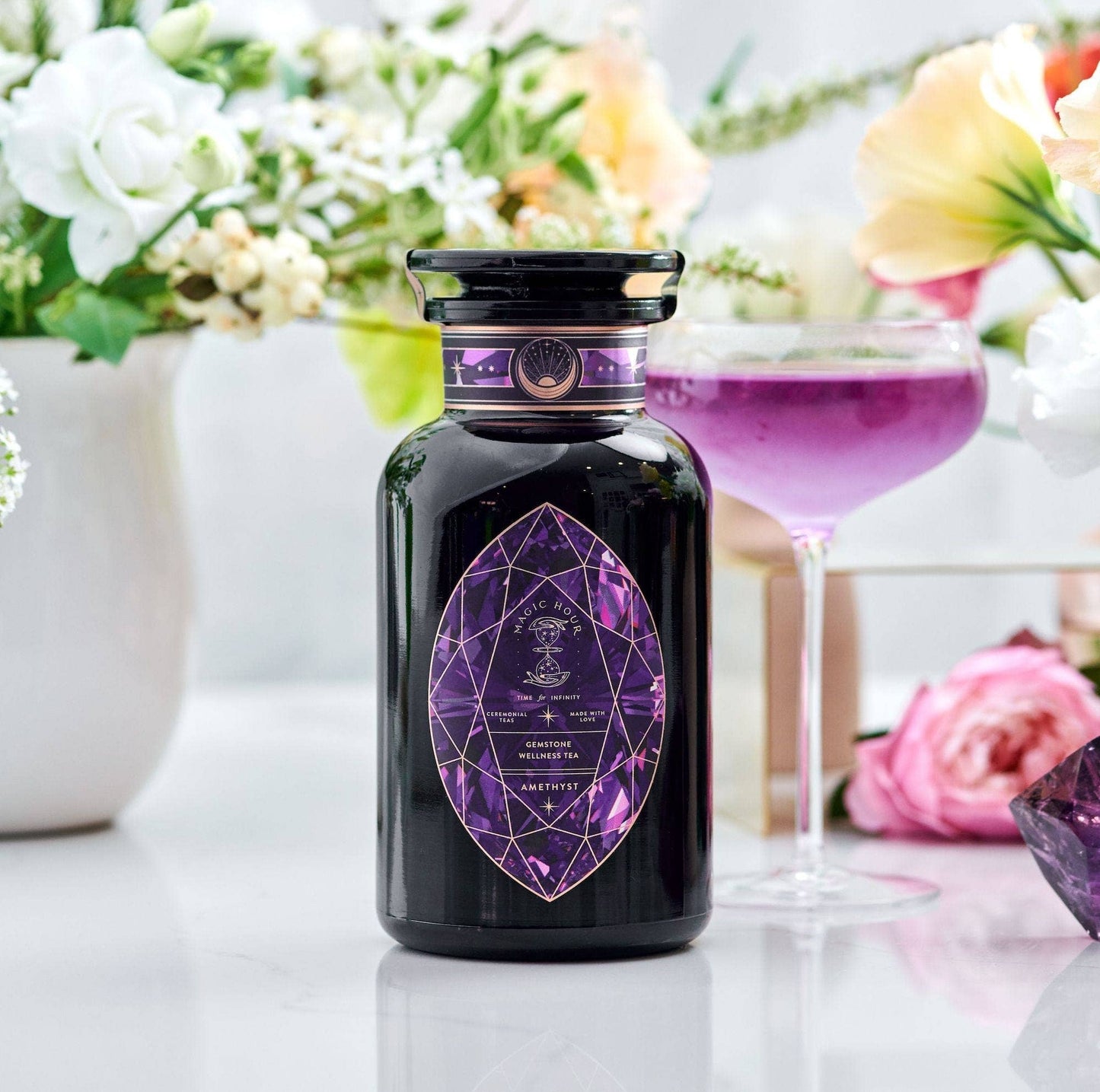 Tea - Amethyst: Strawberry-Passionfruit Gemstone Wellness