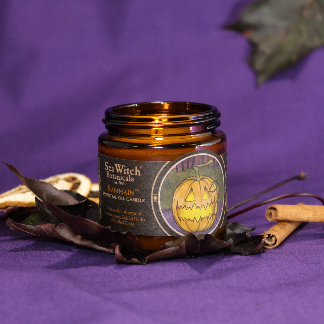 Candle - Soy Wax with Cotton Wick - Samhain (3 oz)
