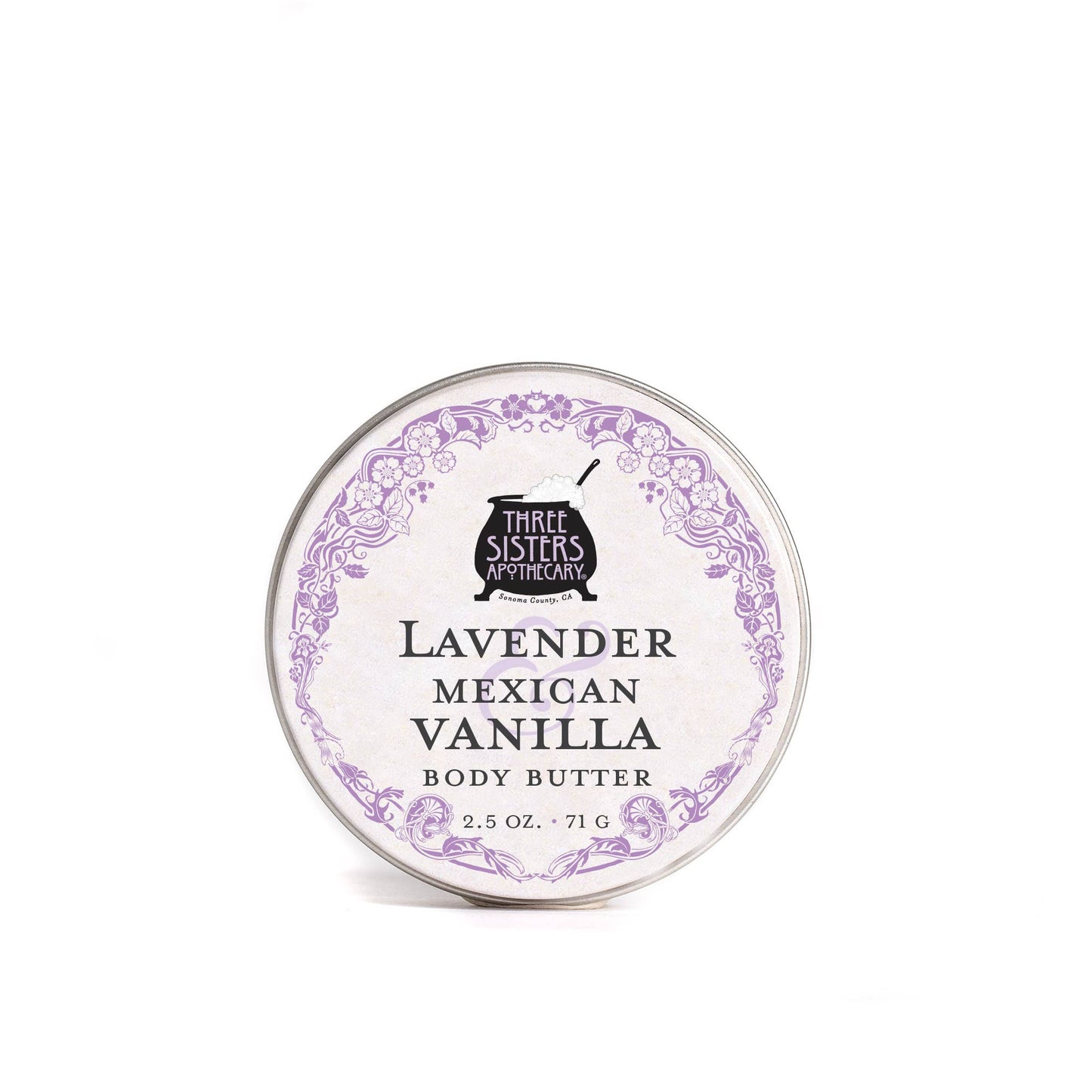 Body Butter Lavender & Mexican Vanilla: 4 oz.