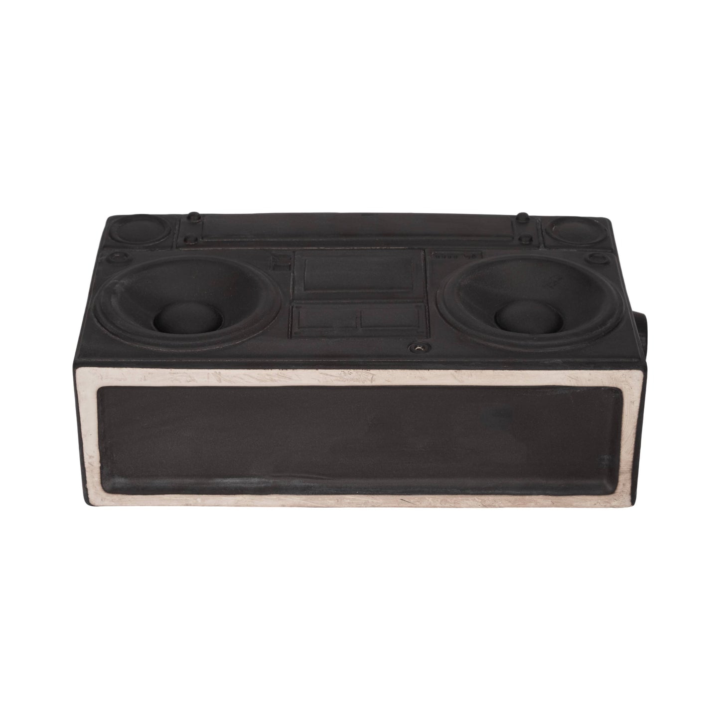 Ceramic Stereo Planter Pot Garden Decor - Gray, 13 in.