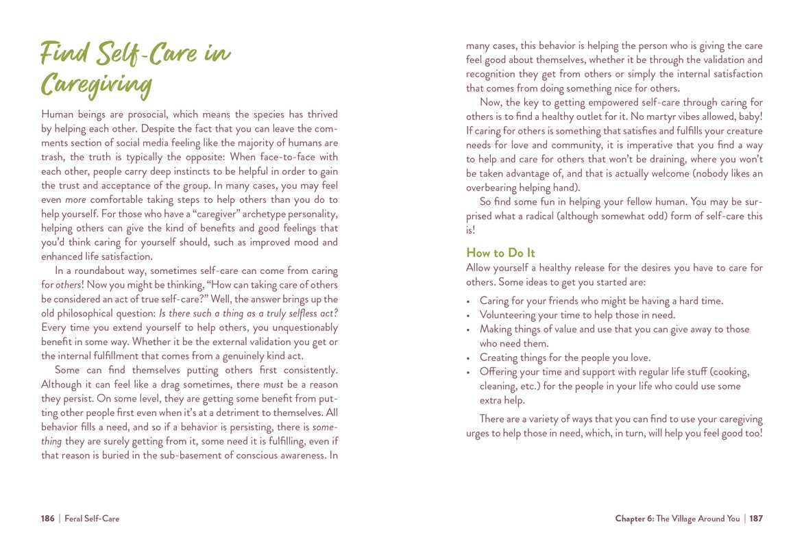 Feral Self-Care by Mandi Em: Hardcover; 224 pages / English