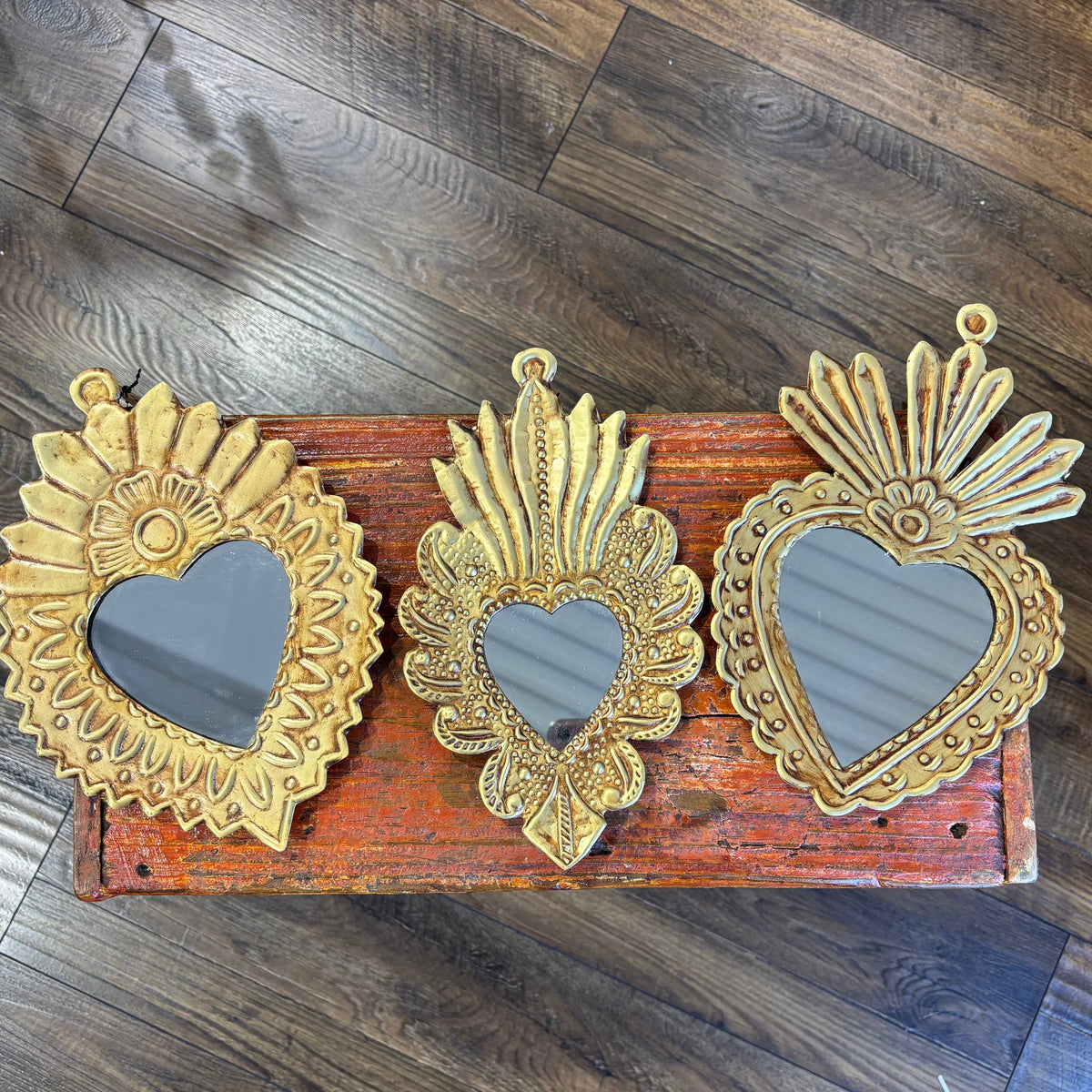 Medium Mirrored Sacred Hearts: B