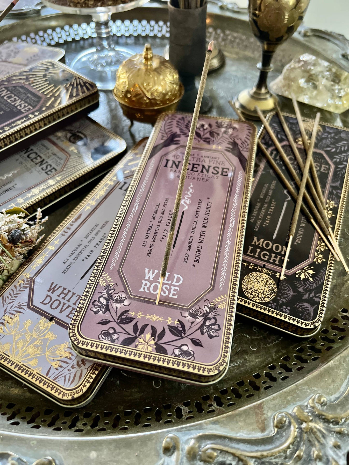 Wild Rose Incense Sticks by Papaya | Love, Healing, and Heart Opening