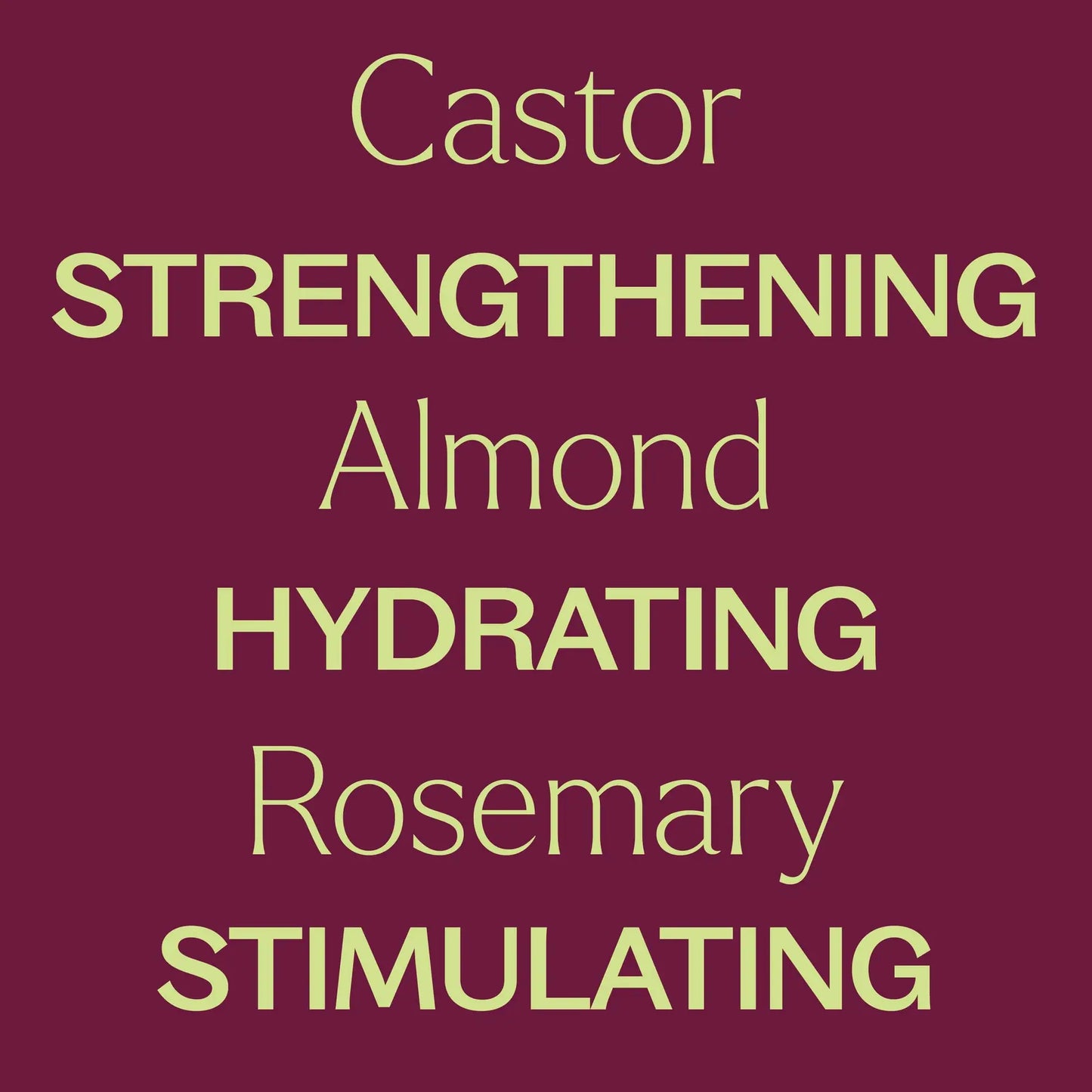 Oil - Rosemary & Castor Hair 4 oz