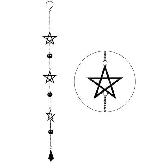 13785 Pentagram Hanging Outdoor Decoration
