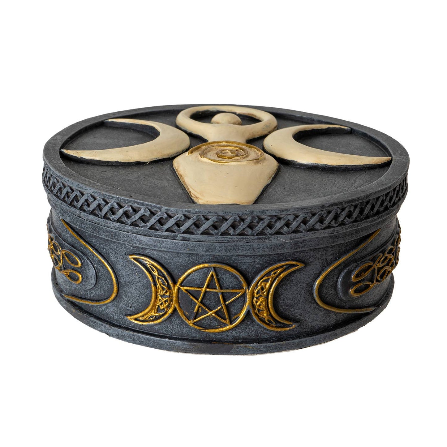 Spirial Goddess Round Box