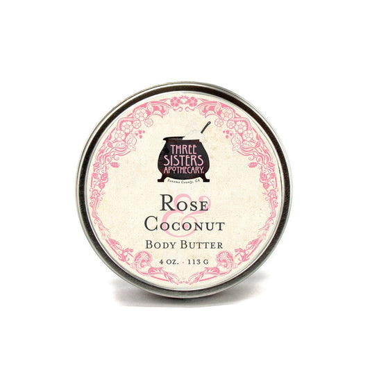 Body Butter Rose & Coconut: 4 oz.