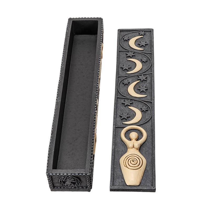 Spiral Goddess Incense Box Burner