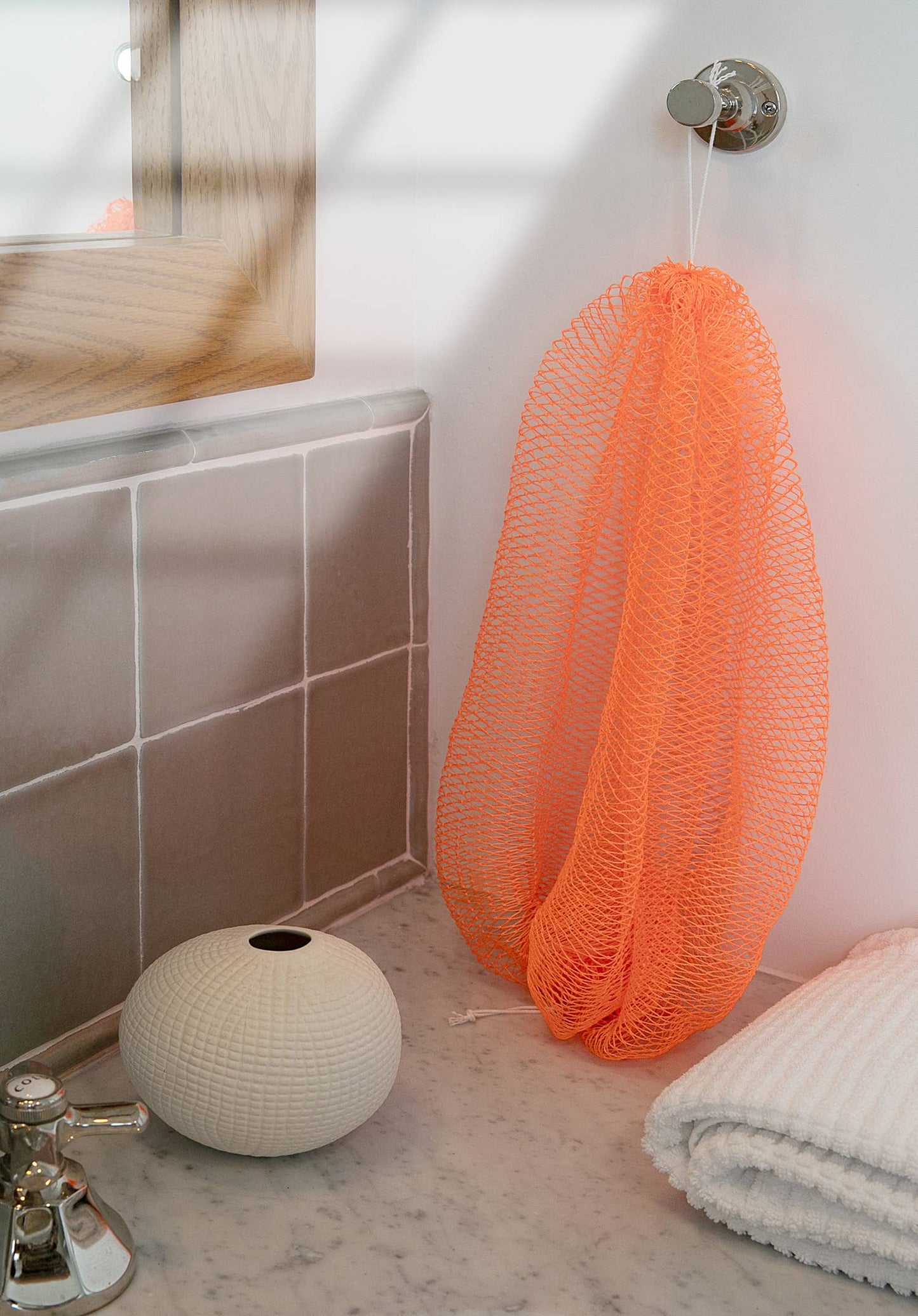 African Exfoliating Net Sponge 45" -  Best Seller: MAGENTA