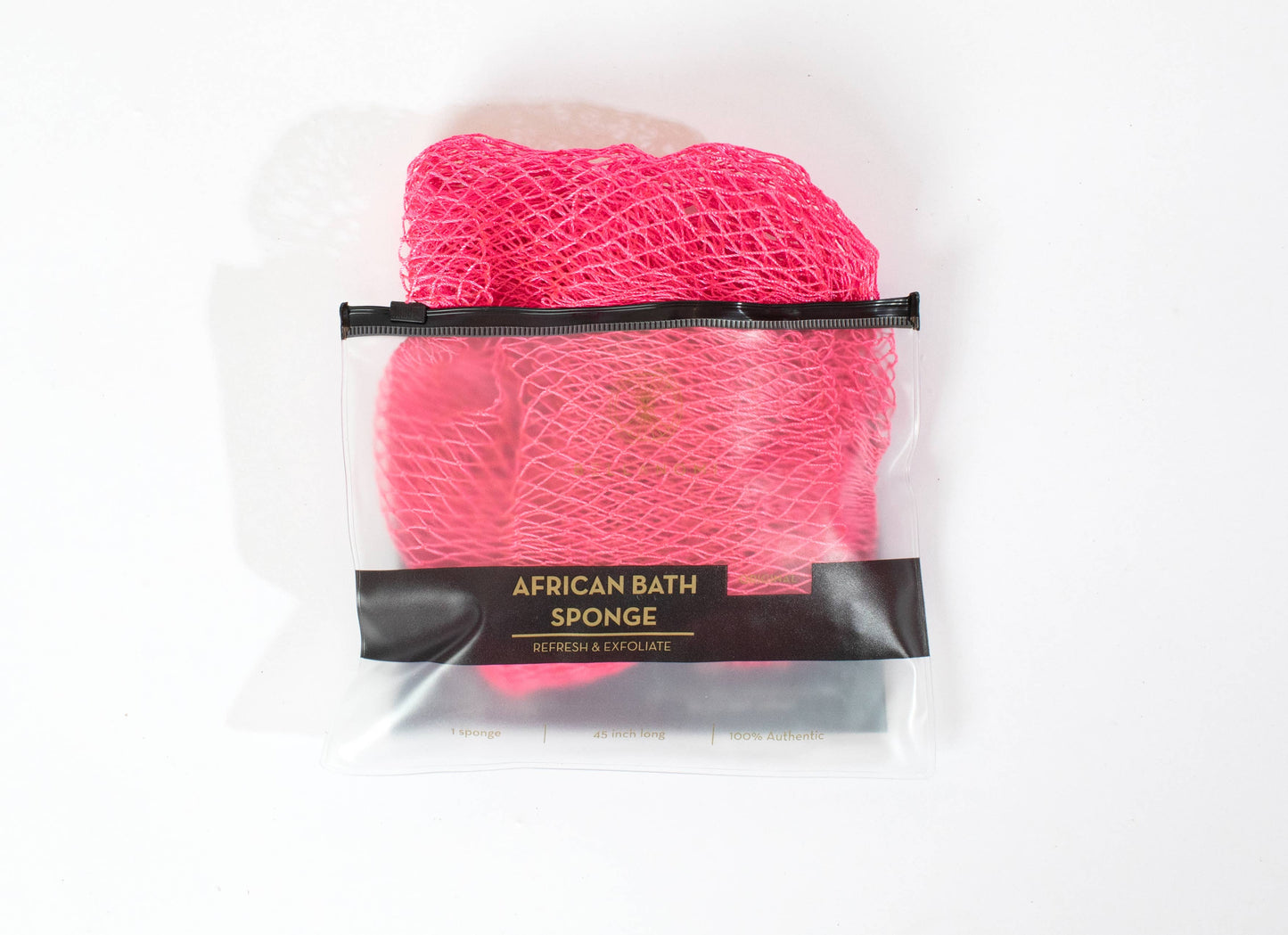 African Exfoliating Net Sponge 45" -  Best Seller: MAGENTA