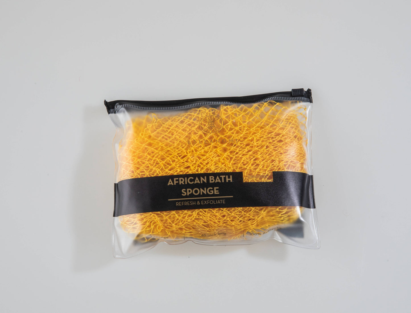 African Exfoliating Net Sponge 45" -  Best Seller: LEMON
