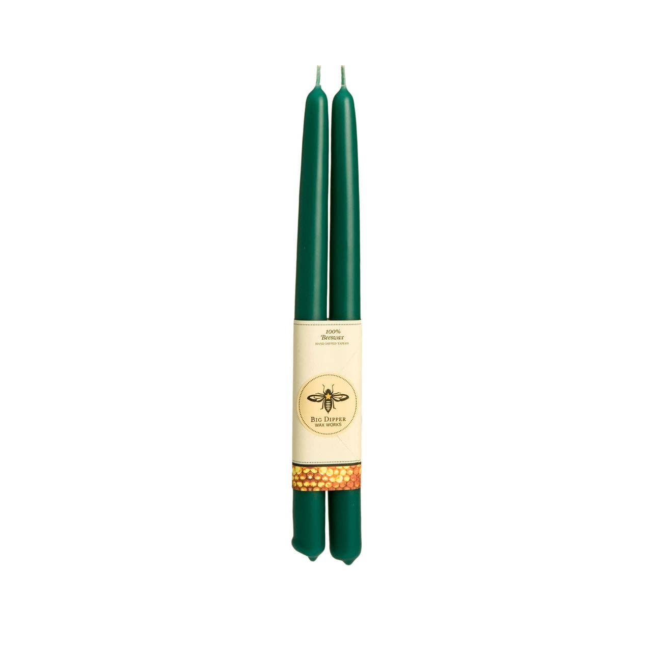 100% Pure Beeswax Tapers: Pumpkin / Standard (12" x 7/8")