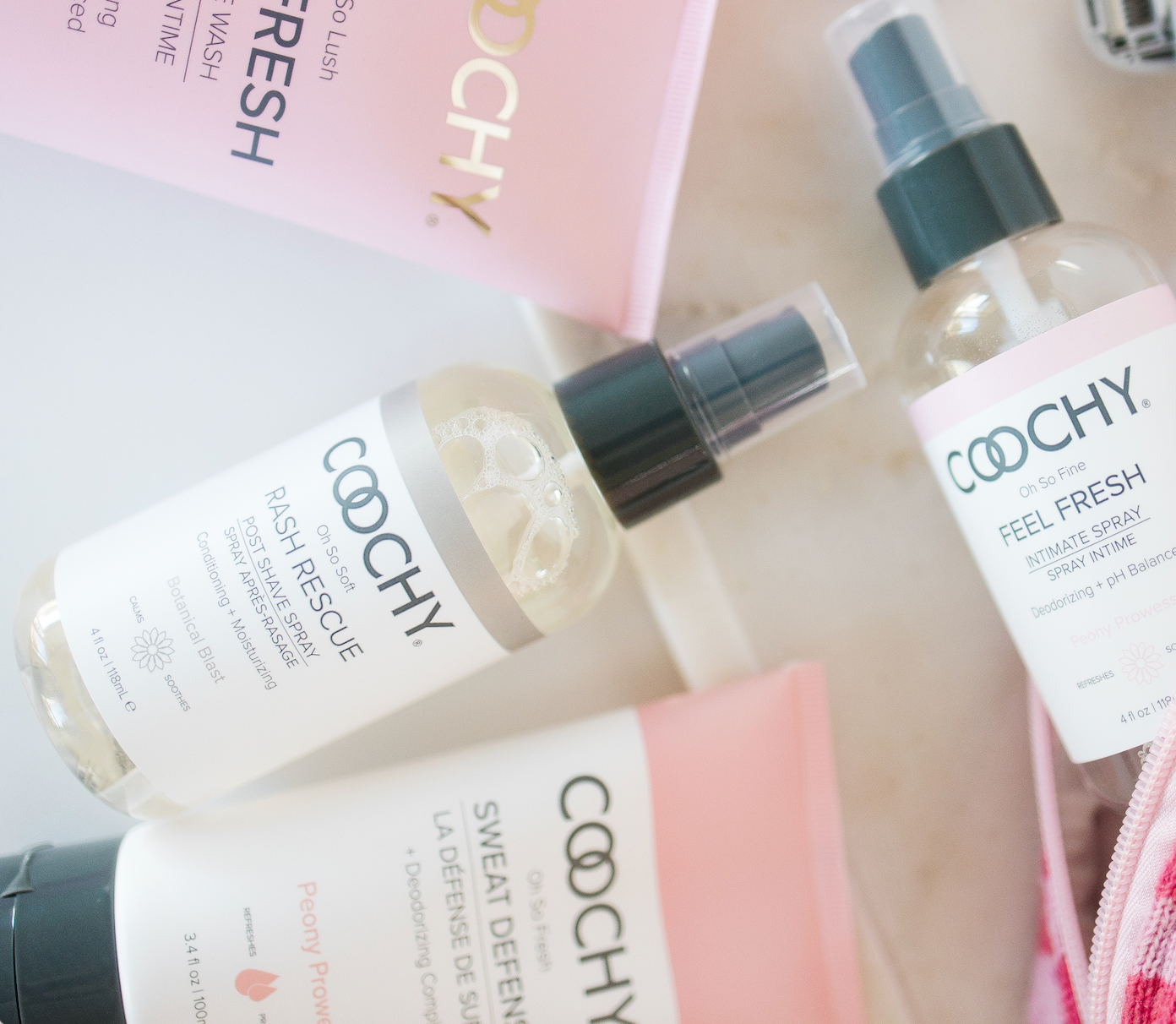 Coochy®  SWEAT DEFENSE Chaffing Protection – Peony Prowess
