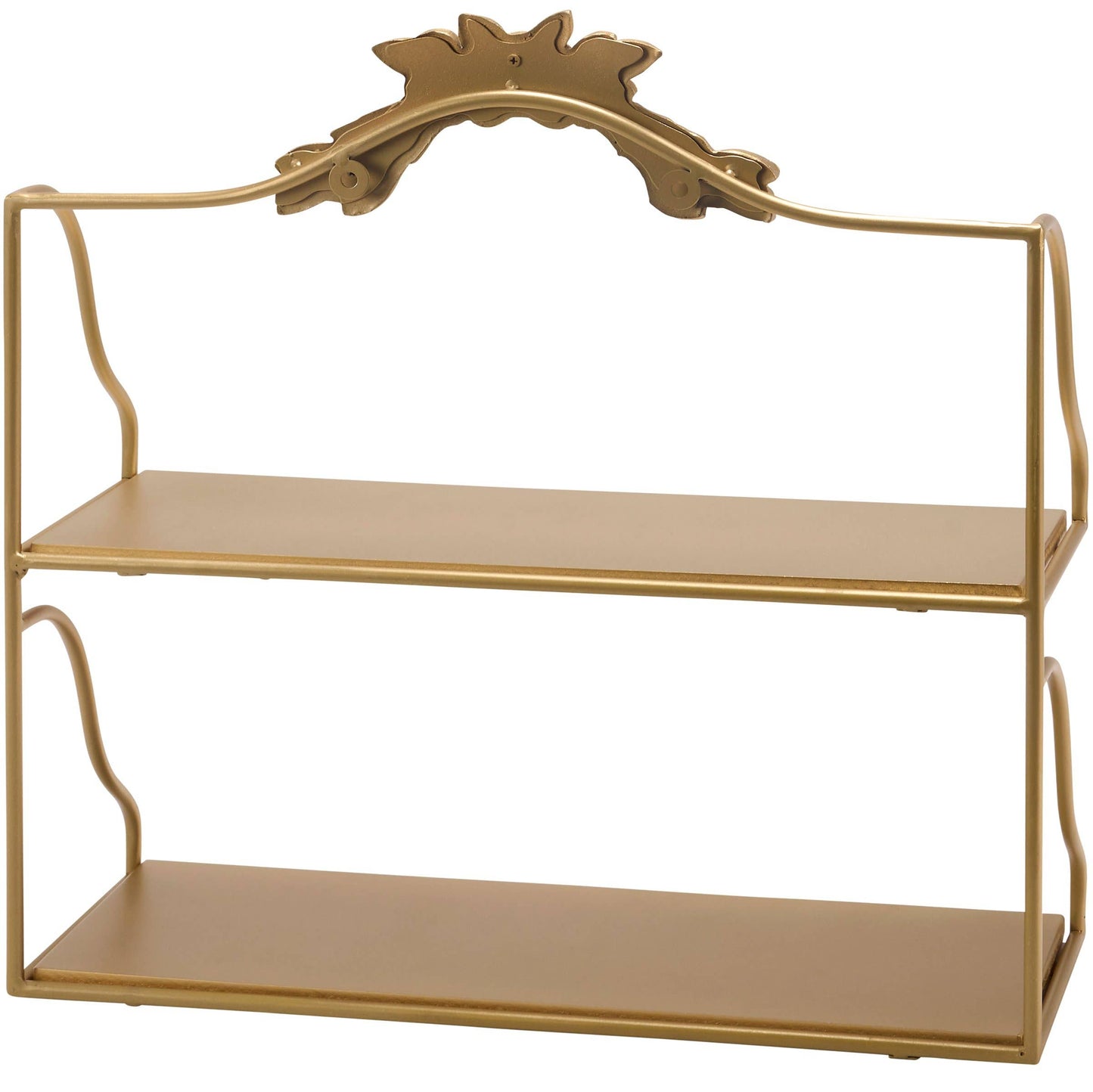 Gold Rose Flower Shelf