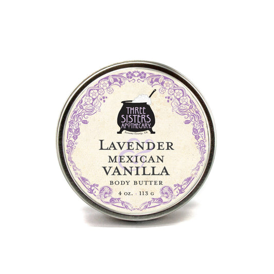 Body Butter Lavender & Mexican Vanilla: 4 oz.
