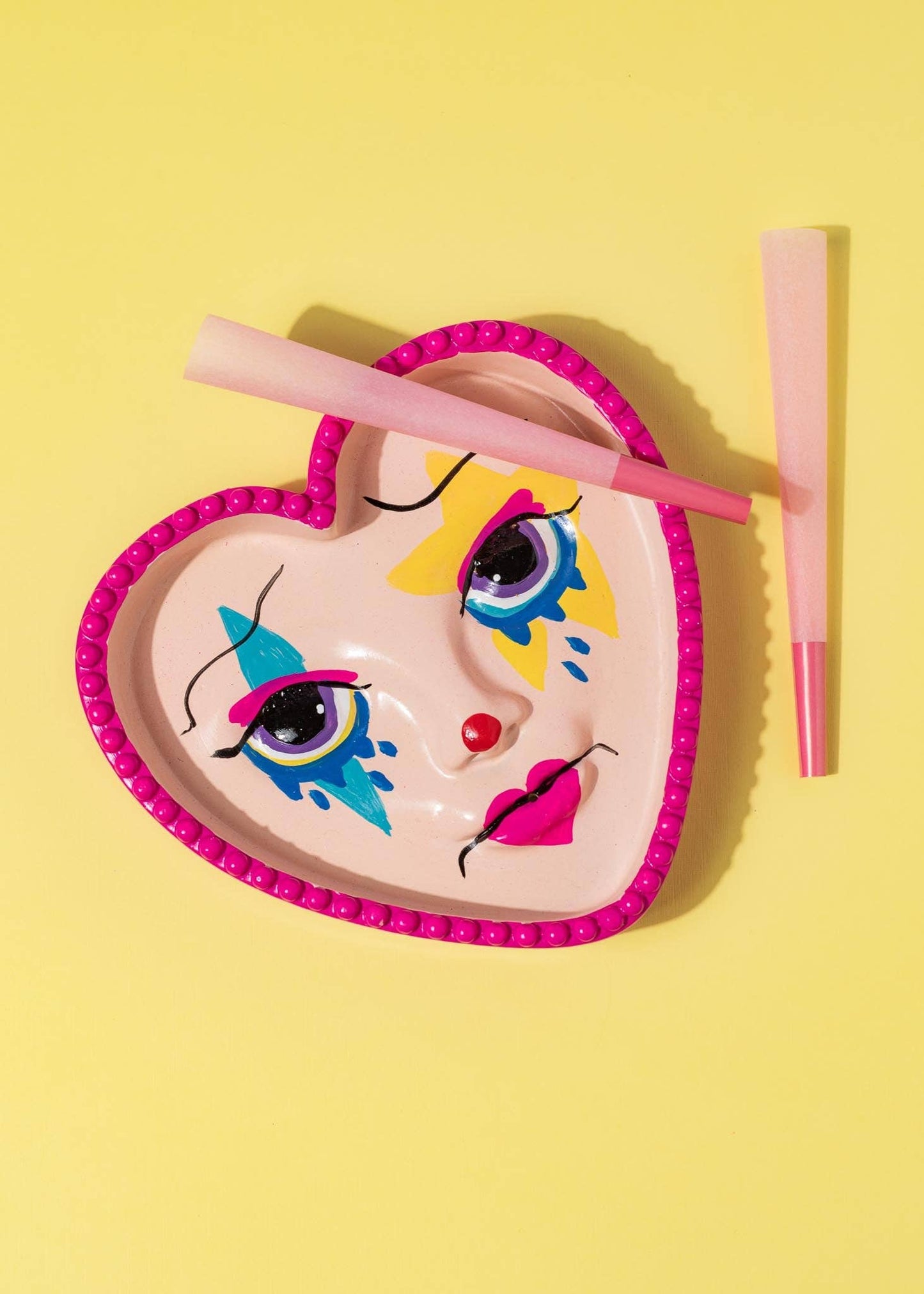CLOWN GIRL ASHTRAY / INCENSE HOLDER