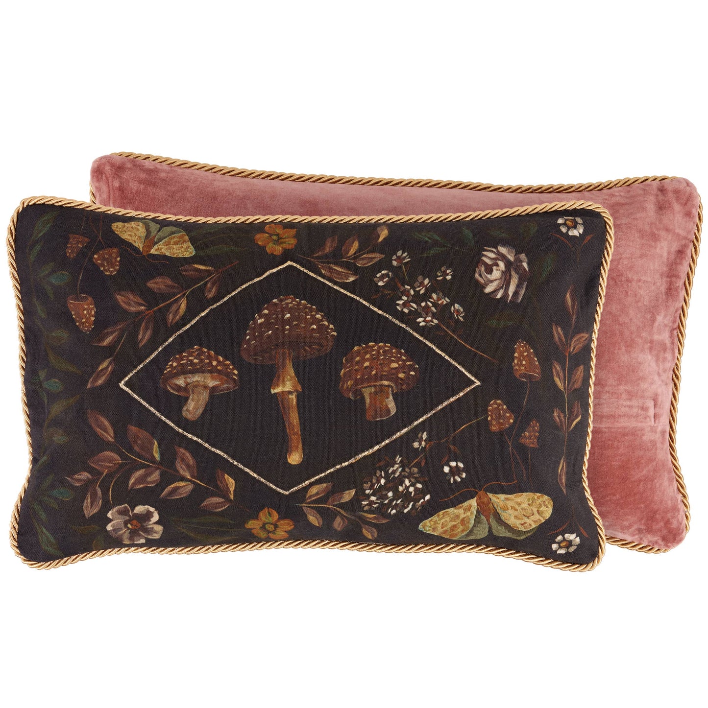 Hidden Garden Mushroom Pillow
