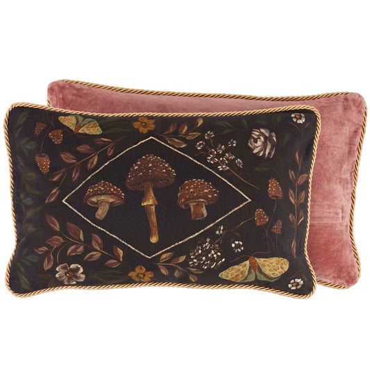 Hidden Garden Mushroom Pillow