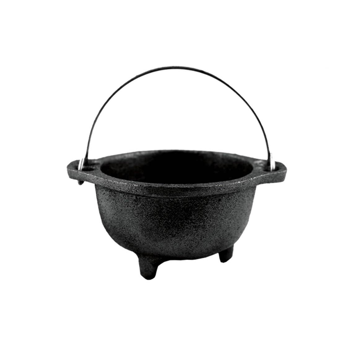 Plain Cast Iron Cauldron Bowl w/ Hanger (3 in.)