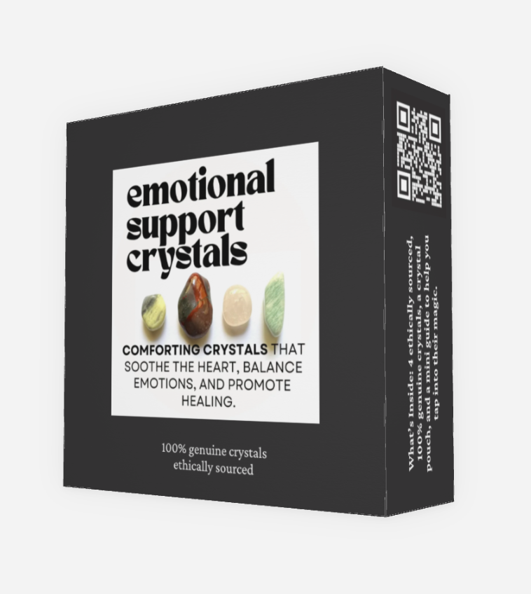 Emotional support crystals - crystal gift for comfort | cheeky gift wellness gift