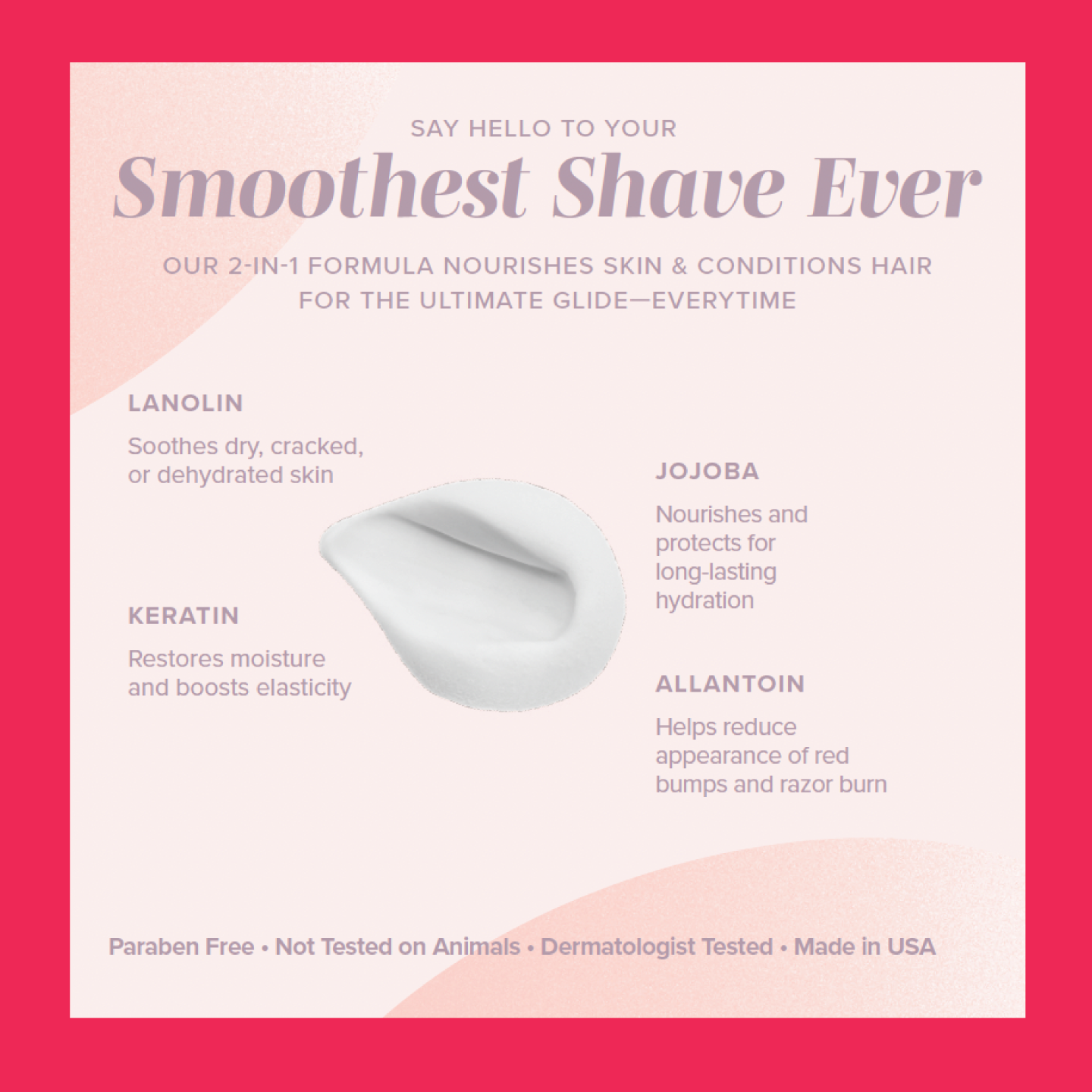 Coochy® SHAVE CREAM + Hair Conditioner – Seduction: 3.4oz | 100mL