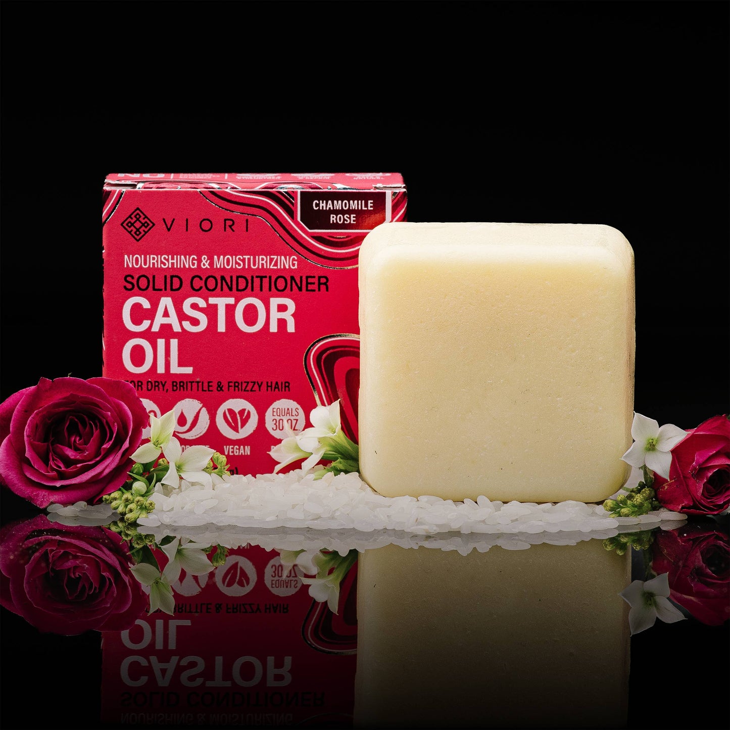 Oil - Castor Conditioner Bar Ultra-Hydrating | Chamomile Rose