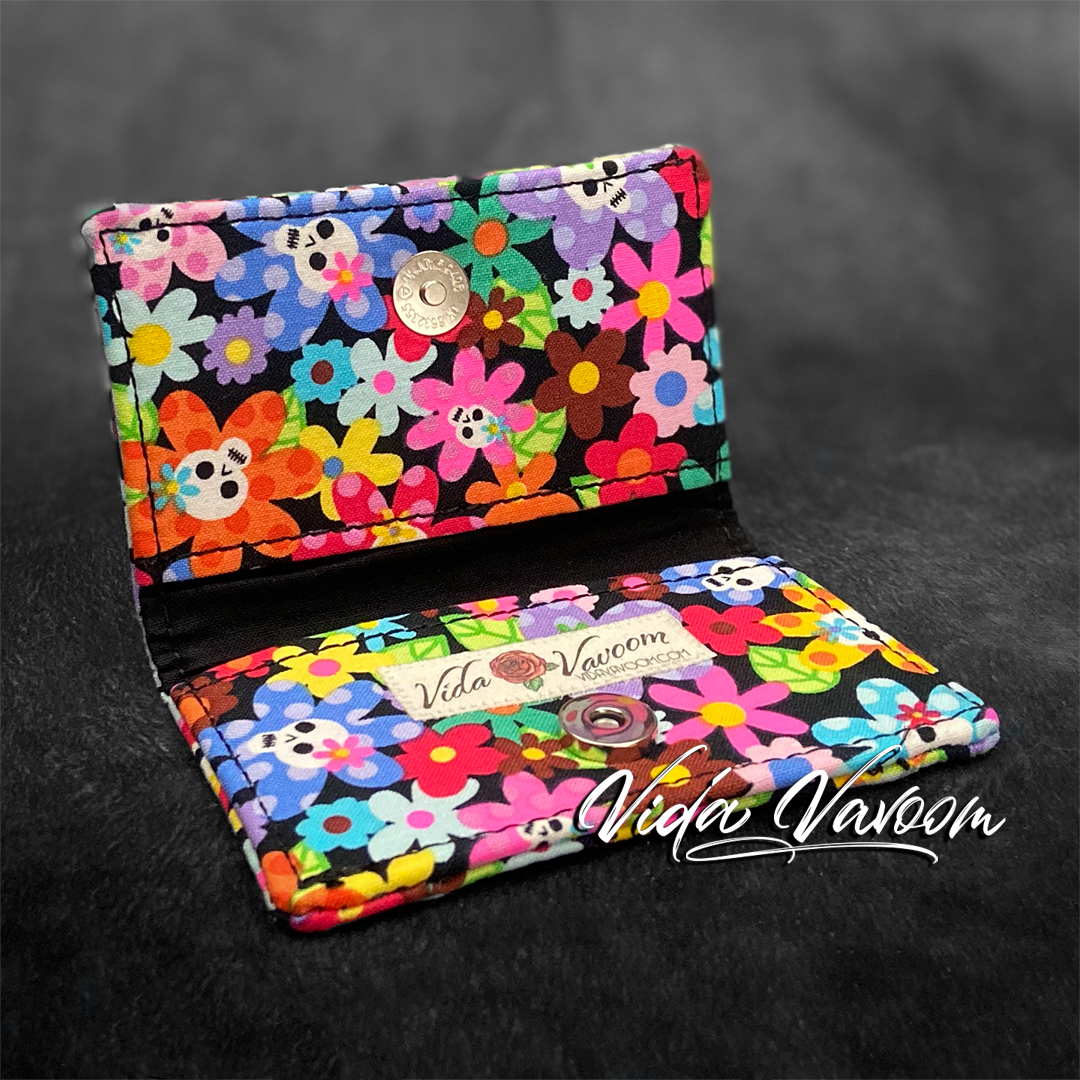 Colorful Halloween credit card wallet